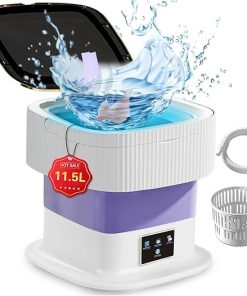 Portable 11.5L Mini Washing Machine for Small Delicates and Clothes