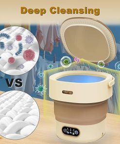 Portable 2 in 1 Mini Washing Machine for Baby Clothes and Travel 2