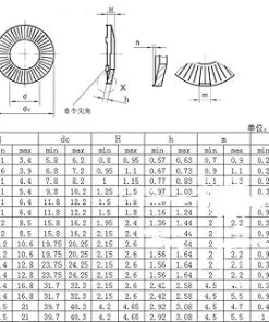 Flat Washers M3 M4 M5 M6 M8 M10 M12 M16 Anti-Loose Lock Washers 2