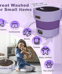 Compact 18L Portable Mini Washing Machine for RV and Camping Use 2