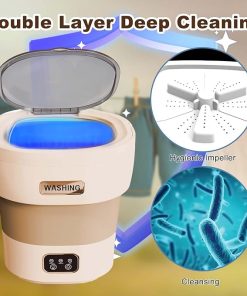 Compact 18L Portable Washing Machine for Travel and Daily Use 2