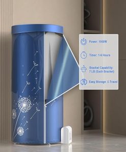Compact 1000W Portable Clothes Dryer for Home, Travel and RVs 2
