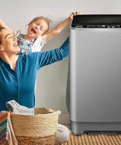 25 lbs Full Automatic Washing Machine Compact Design LED Display 2