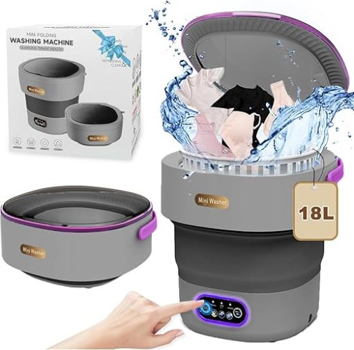 18L Portable Washing Machine with Spin-Dry for Travel and Home Use - Image 2