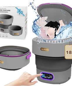 18L Portable Washing Machine with Spin-Dry for Travel and Home Use