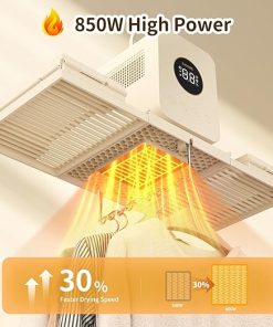 Mini Portable Clothes Dryer 850W for Travel Apartments RV and Baby Clothes 2