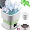 Portable Mini Washing Machine 10L High Capacity for Underwear Travel 4