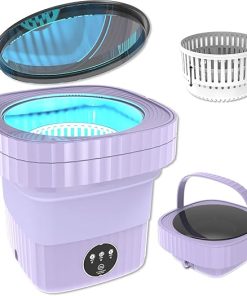 Compact 9L Portable Washing Machine for Travel and Camping Use