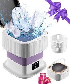 Portable 60W Mini Washing Machine for Delicates and Baby Clothes