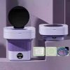 Portable Mini Washing Machine for Socks and Underwear – Green 3