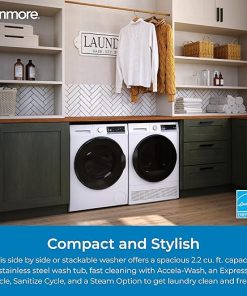 Kenmore 24 Inch Front Load Washer Accela Wash Energy Star White 2