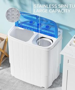 Portable 2 in 1 Washing Machine and Spin Dryer for Compact Living 2
