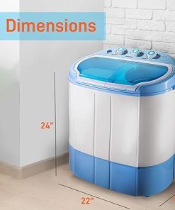 Pyle Portable 2-in-1 Washing Machine and Spin Dryer for Small Loads 2