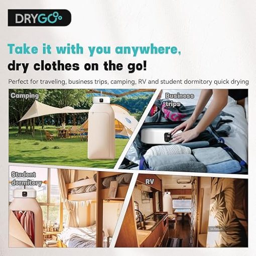 Portable Mini Electric Dryer with Quick Dry and UV Cleaning Features - Image 2