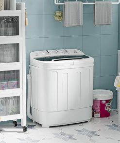 Compact Mini Twin Tub Washing Machine 13lbs Portable Washer Spin Cycle 2