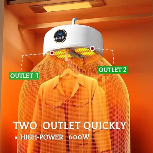 Portable Clothes Dryer | Mini Compact Dryer for Home and Travel - Image 2