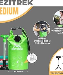 Hand Wash Bag and Plunger Set for Camping Travel Eco Friendly Portable 2