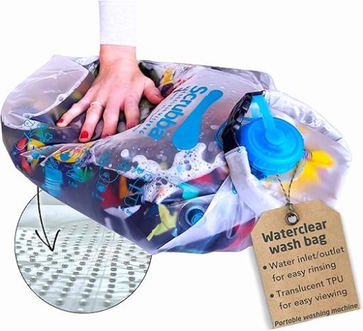 Scrubba Portable Washing Machine with Easy Water Inlet for Travel